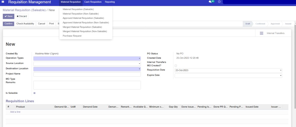 Requisition SCM Software
